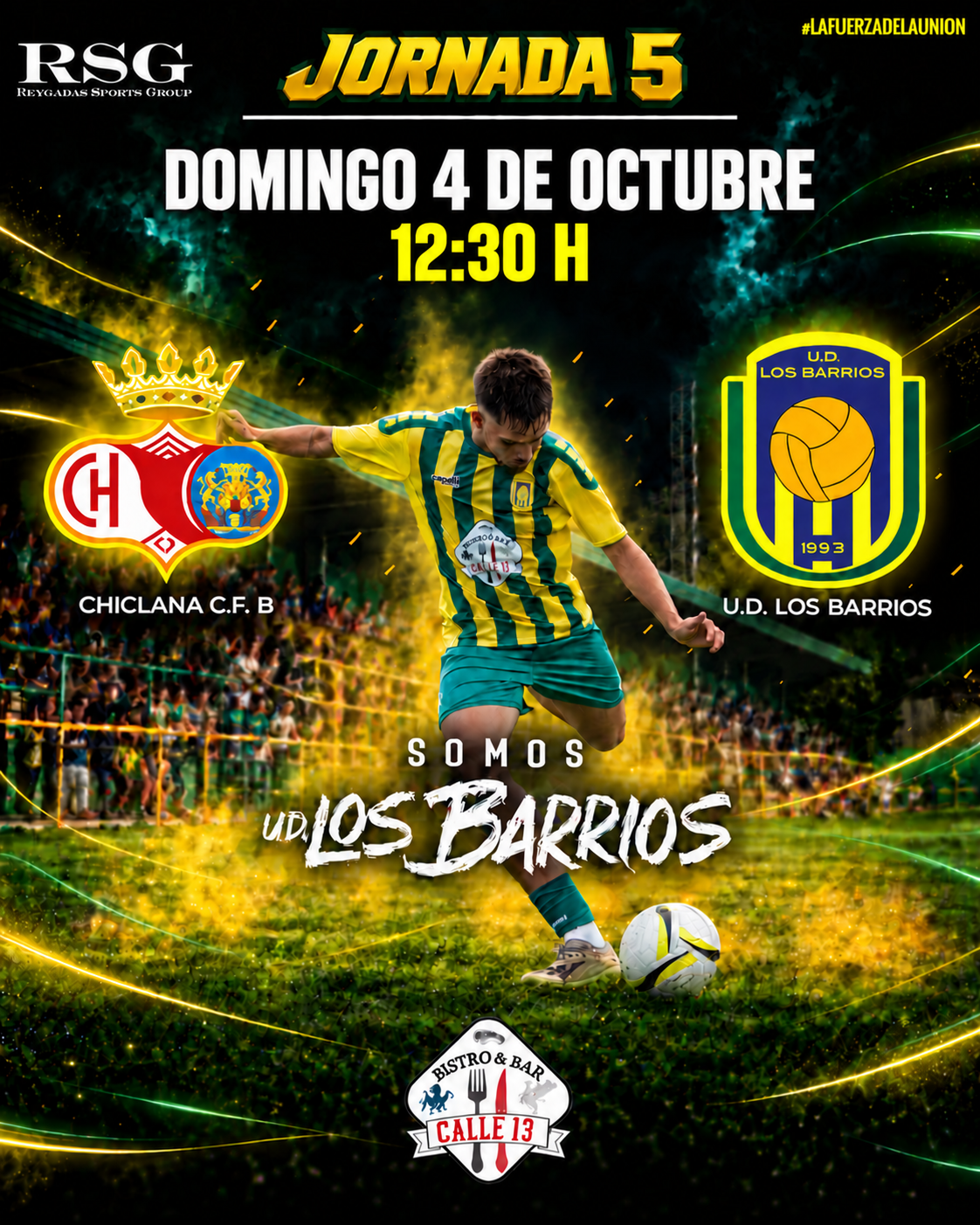 Chiclana B–Los Barrios, domingo 4 de octubre a las 12:30